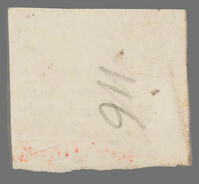 L 01296
<br/>
Label met opschrift
<br/>
<em>Escher von der Linth, Johannes Conrad (1767-1823)</em>